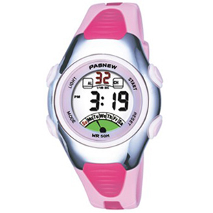 Authentic hundred sacred cow children's digital watch waterproof electronic student movement luminous girl girl watches-the company