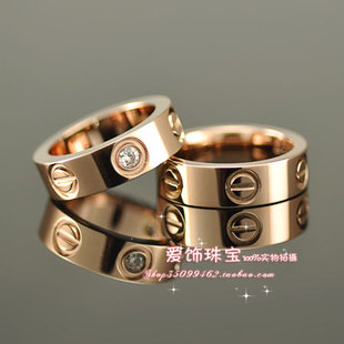 Korean fashion lovers 18K Rose Gold Titanium steel men rings ring ring color gold ring 