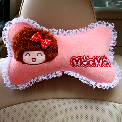 Mousse doll car bone pillow pillow pillow neck pillow Car headrest bag-mail-tmall.com CAT