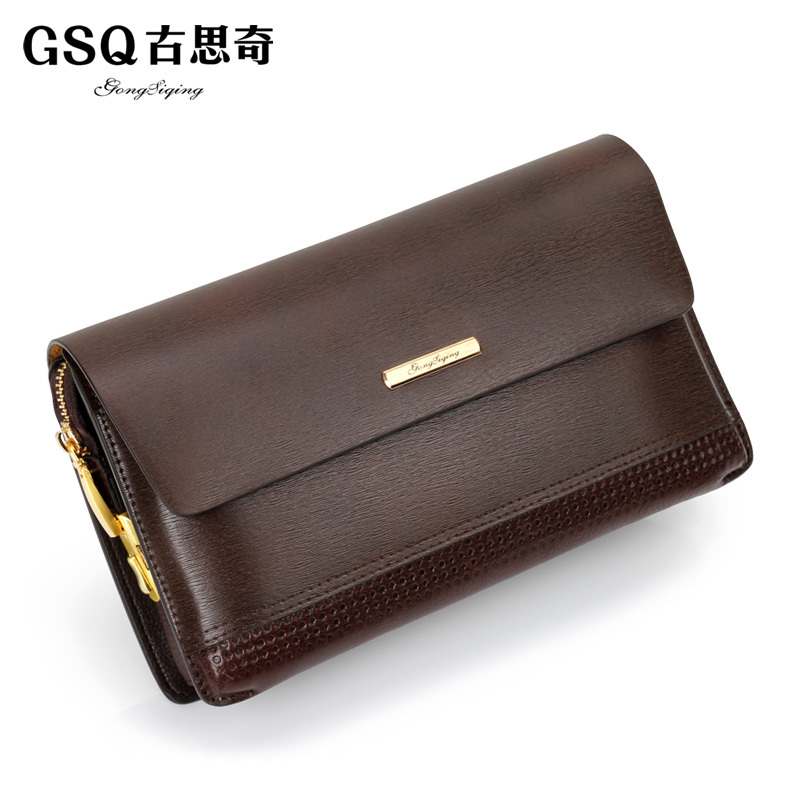 GSQ Gu Siqi male package password chains top grade quality leather men's quality clutch handbag-tmall.com CAT
