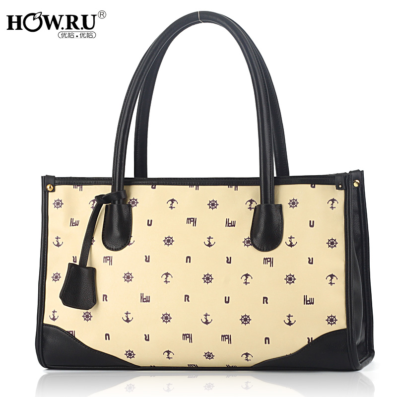 Bags for 2013 new Korean fashion handbags women's wave fashion shoulder bag Navy-style female package email-tmall.com CAT