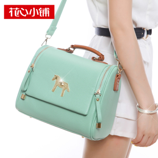Flower shop pony vintage-2013 new Korean wave of Candy-colored oblique carry handbags shoulder bag -120708B-Taobao
