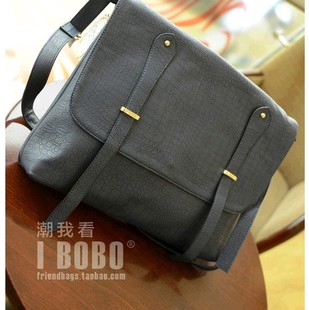 2013 new European and American male Bao Yinglun stone texture tide package bags vintage school wind men's shoulder bag Messenger bag-the company