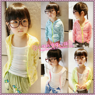 2013 Summer Girls off the new summer essential hooded sun shirt air-conditioned shirt