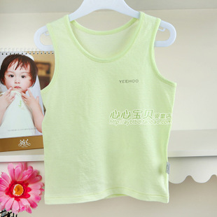 English original 2013 summer infant baby 133,605 bamboo fiber underwear vest sleeveless vest home services-company