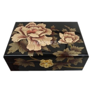 Vintage lacquer wood jewelry box jewelry boxes jewelry storage boxes jewelry boxes wedding birthday gift pack mail-the company