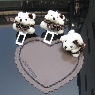 Che Luyi cartoon bear car cell phone car mat with Super silicone anti-slip pad car accessories-company