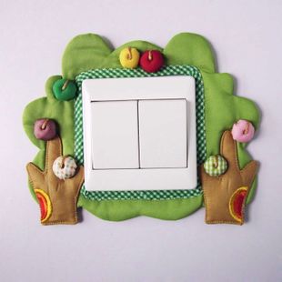 Boutique sticker fashion fabric switch switch switch Cap plugs one opening two open Orchard-company