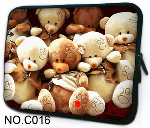 Cartoon bear laptop sleeve computer bags 7 inch/12/13/10-inch/14-inch/15-the company